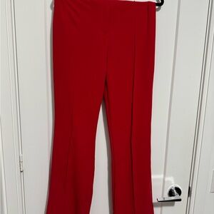 Fashion Nova Vibrant Red Flare Pants